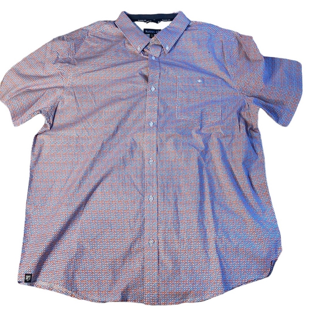 Rank 45 Men’s Short Sleeve Western Dress Shirt